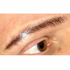 Maquillage permanent sourcils homme